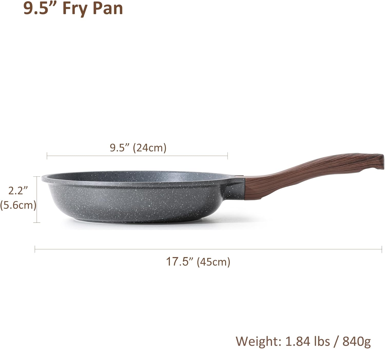Nonstick Frying Pan Skillet - Image 4